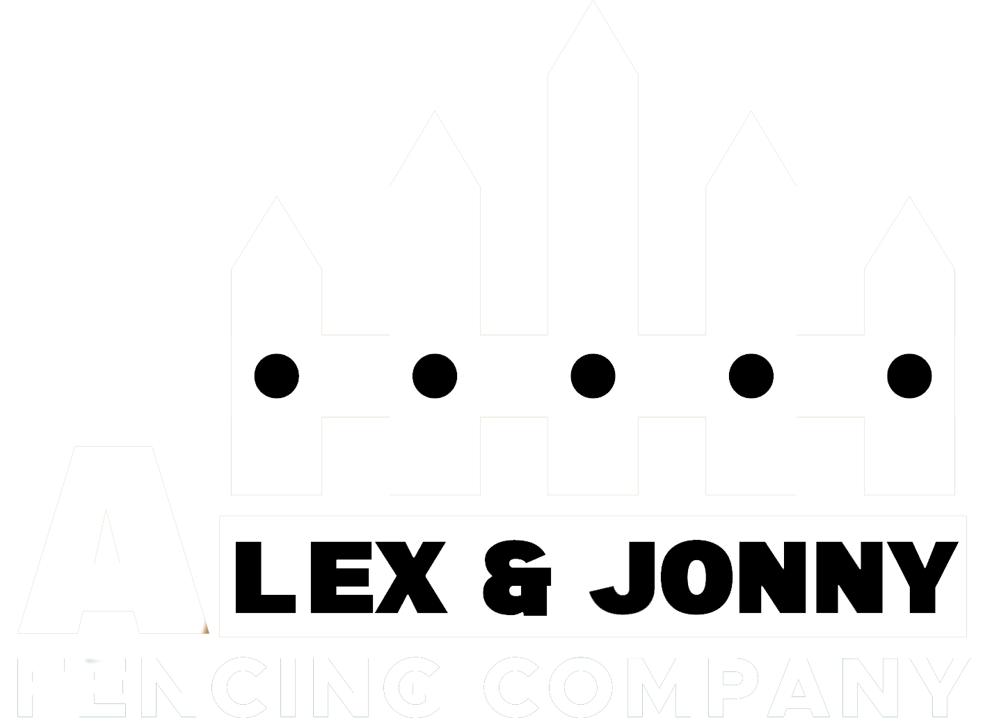 Alex & Jonny Fencing Company Logo